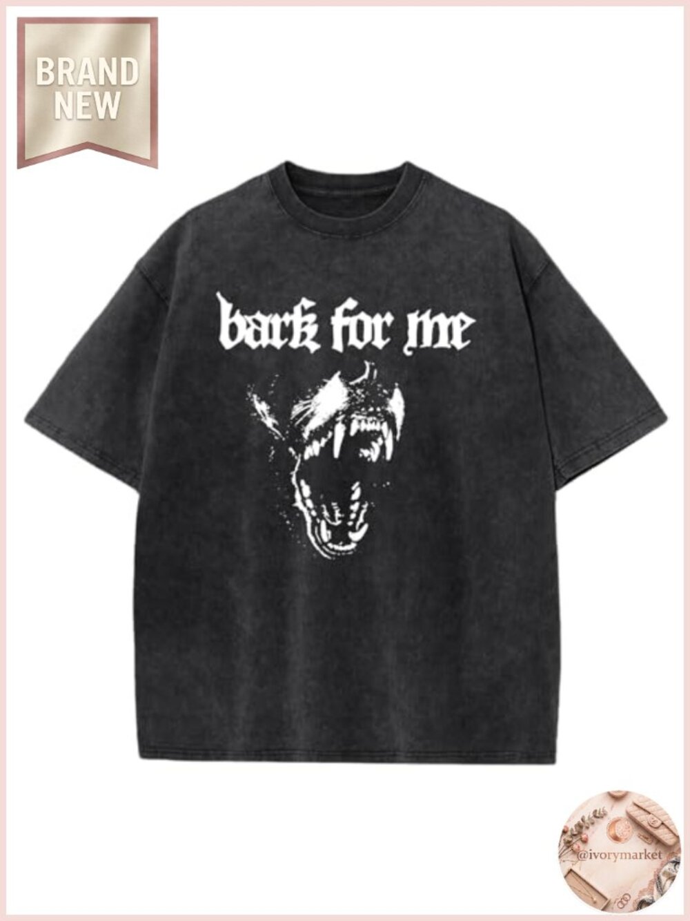 Gothic Grunge Graphic Tee for Women Acid Wash Oversized Punk Y2K Shirt